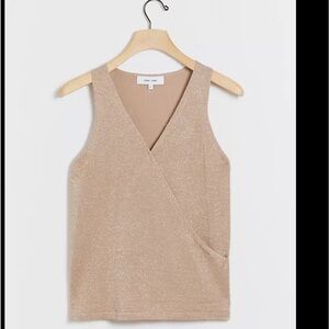 NWT John + Jenn Martime shimmer knot top
